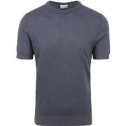 T-shirt Profuomo T-Shirt De Lin Bleu
