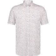 Chemise State Of Art Chemise Short Sleeve Impression Blanche