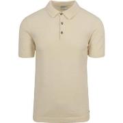 T-shirt No Excess Knitted Poloshirt Structure Ecru