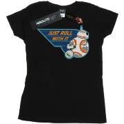 T-shirt Star Wars: The Rise Of Skywalker D-O BB-8 Just Roll With It