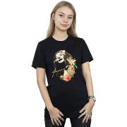 T-shirt Janis Joplin Floral Pattern