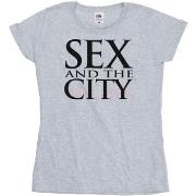 T-shirt Sex And The City Logo Skyline