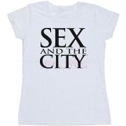 T-shirt Sex And The City Logo Skyline