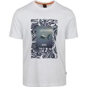T-shirt BOSS T-shirt Tucan Blanc