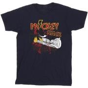 T-shirt Disney Mickey Mouse Smash Guitar Rock