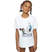 T-shirt enfant Disney Wreck It Ralph Elsa And Vanellope