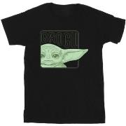 T-shirt Disney The Mandalorian Grogu Box