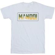 T-shirt Disney The Mandalorian Mando Cutout