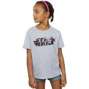 T-shirt enfant Disney The Last Jedi Spray Logo