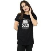 T-shirt Disney Han Solo Text