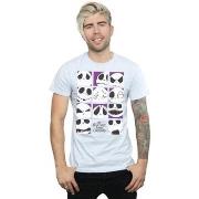 T-shirt Disney Nightmare Before Christmas Many Faces Of Jack