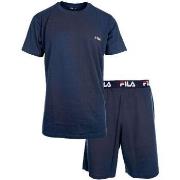 Pyjamas / Chemises de nuit Fila Ensemble pyjama court homme en coton j...