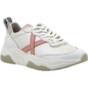 Chaussures Munich Wave 156 Sneaker Donna White Pearl Rose 8770156