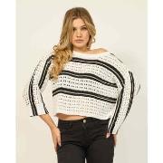 Pull Fracomina Pull court large en coton