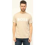 T-shirt BOSS T-shirt coupe classique pour hommes en jersey respirant