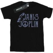 T-shirt Janis Joplin Type Logo