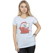 T-shirt Dessins Animés Distressed Logo