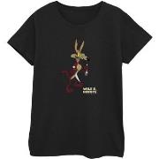 T-shirt Dessins Animés Wile E Coyote Distressed