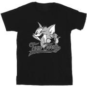 T-shirt Dessins Animés Greyscale Square