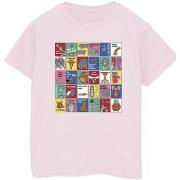 T-shirt Dessins Animés Grid Squares