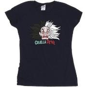 T-shirt Disney 101 Dalmatians Cruella De Vil Crazy Mum