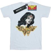 T-shirt Dc Comics Wonder Woman Retro Collage