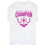 T-shirt Dc Comics Wonder Woman Play Like A Champion