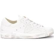 Baskets Philippe Model Baskets homme Paris X en cuir blanc