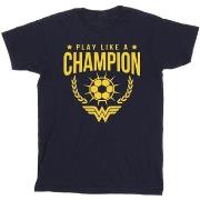 T-shirt Dc Comics Wonder Woman Play Like A Champion