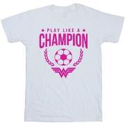 T-shirt Dc Comics Wonder Woman Play Like A Champion