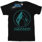 T-shirt enfant Dc Comics Aquaman Aqua Logo