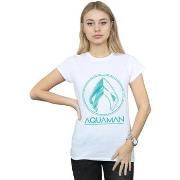 T-shirt Dc Comics Aquaman Aqua Logo