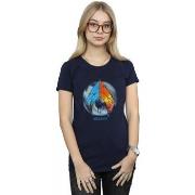 T-shirt Dc Comics Aquaman Tropical Logo