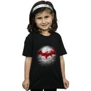 T-shirt enfant Dc Comics Batman Logo Wall