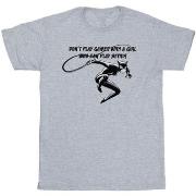 T-shirt enfant Dc Comics Catwoman Don't Play Games