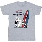 T-shirt enfant Dc Comics Harley Quinn Let's Go Surfing