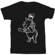 T-shirt Disney Winnie The Pooh Piglet Christmas