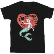 T-shirt Disney The Little Mermaid Love Daddy