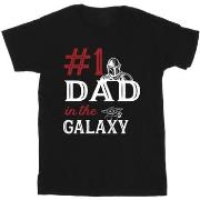 T-shirt Disney Mandalorian Number One Dad