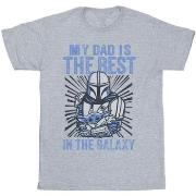 T-shirt Disney Mandalorian Best Dad