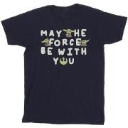 T-shirt Disney The Mandalorian Grogu May The Force Be With You