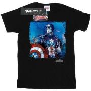T-shirt enfant Marvel Captain America Art