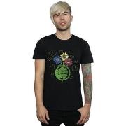 T-shirt Marvel Hulk Flower Fist