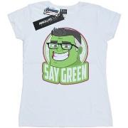 T-shirt Marvel Avengers Endgame Hulk Say Green