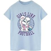 T-shirt Dessins Animés Girls Like Football