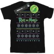 T-shirt Rick And Morty Christmas Faces