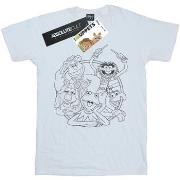 T-shirt Disney The Muppets Group Line Art