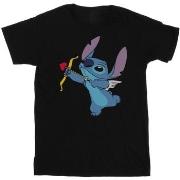 T-shirt enfant Disney Lilo And Stitch Stitch Cupid Valentines