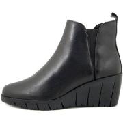 Boots Luxury Femme Chaussures, Bottine en Cuir, Zip - SANDRA52