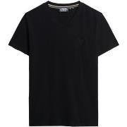 T-shirt Superdry Vintage logo emb vee tee noir